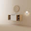 Ensemble de meuble-lavabo simple 47,8 po avec plateau en céramique Jamez