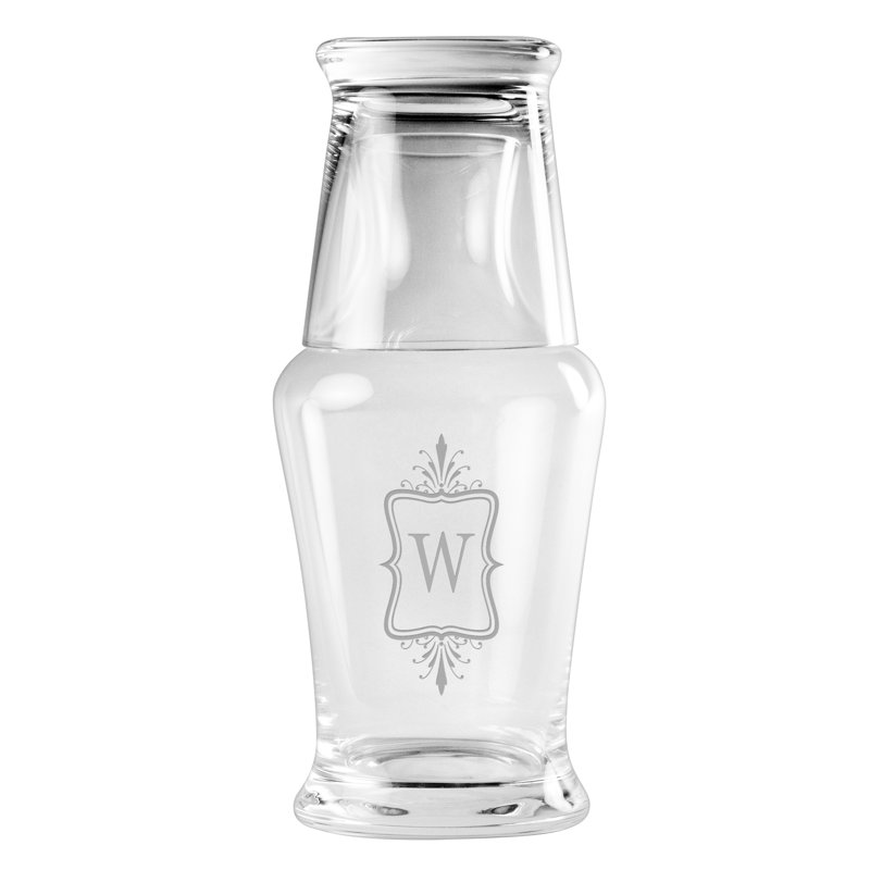 Ensemble de carafe 2 pièces monogramme Hallee, Oui