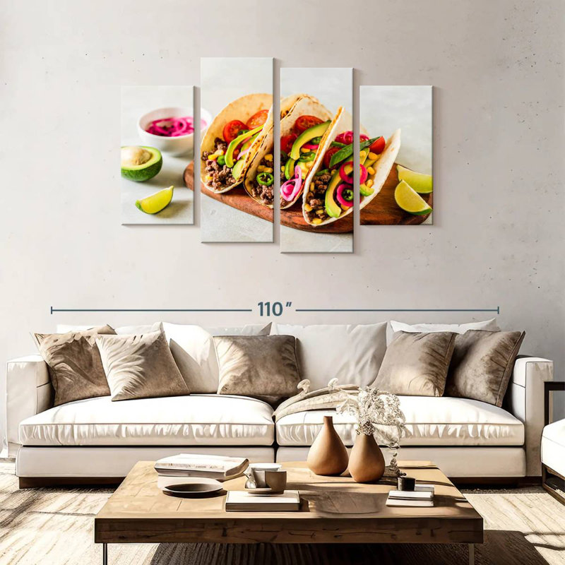 Tacos frais Yarlin, H 48 po x l 75 po