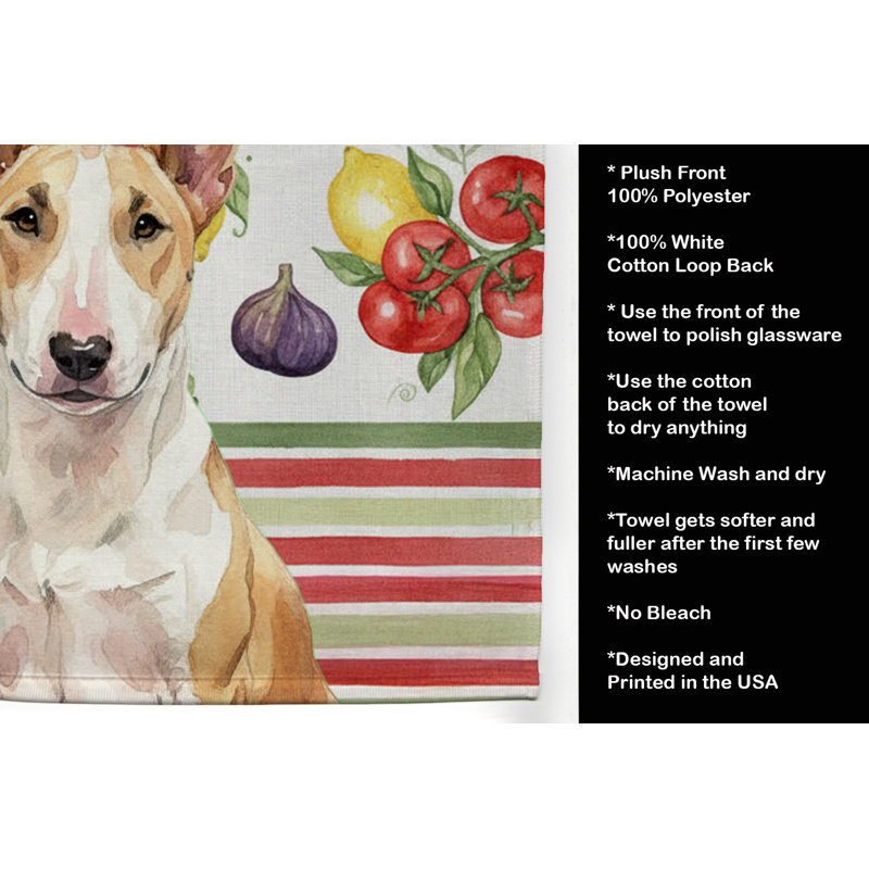 Torchon fauve et blanc Bull Terrier, Bull terrier fauve / blanc