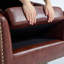 75.2Cm Wide Tufted Swivel Barrel Chair-1989487592