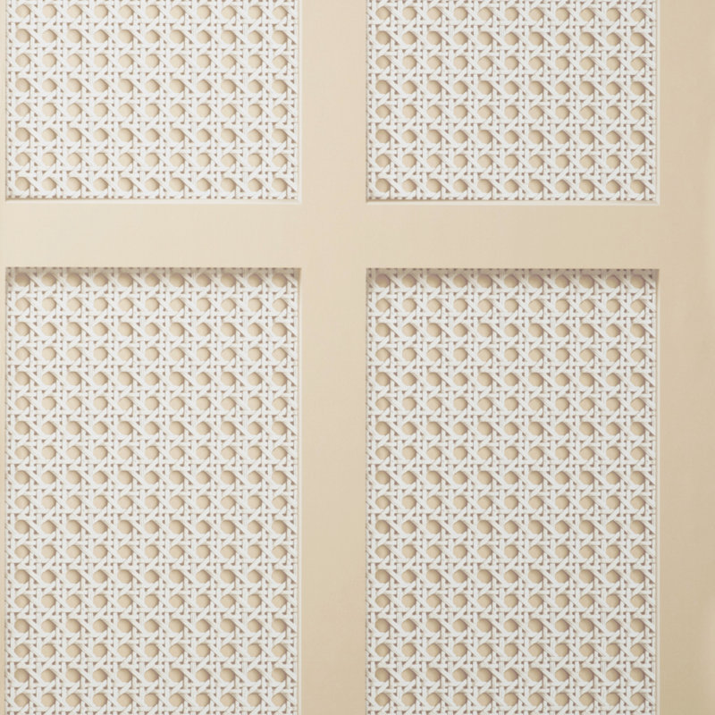 Cane Panel Wallpaper, Natural