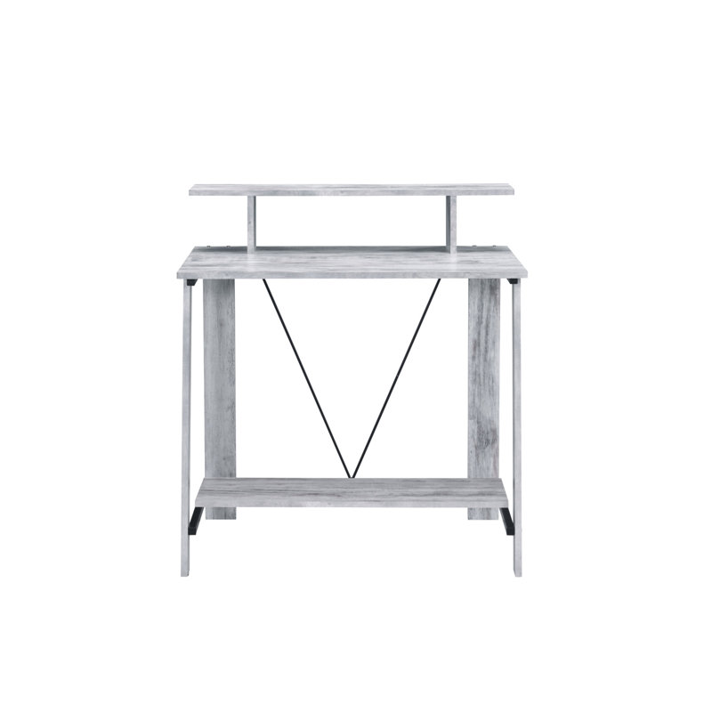 Bureau d'écriture Nypho Finish, Blanc/Noir