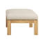Ensemble de canapé modulaire d'extérieur en acacia
