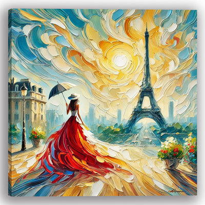 Art mural sur toile Parisian Sunrise