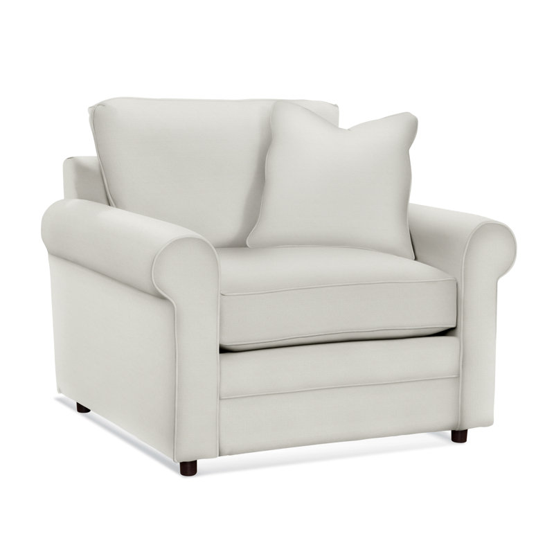 Edgeworth Upholstered Accent Chair, Blue Geometric