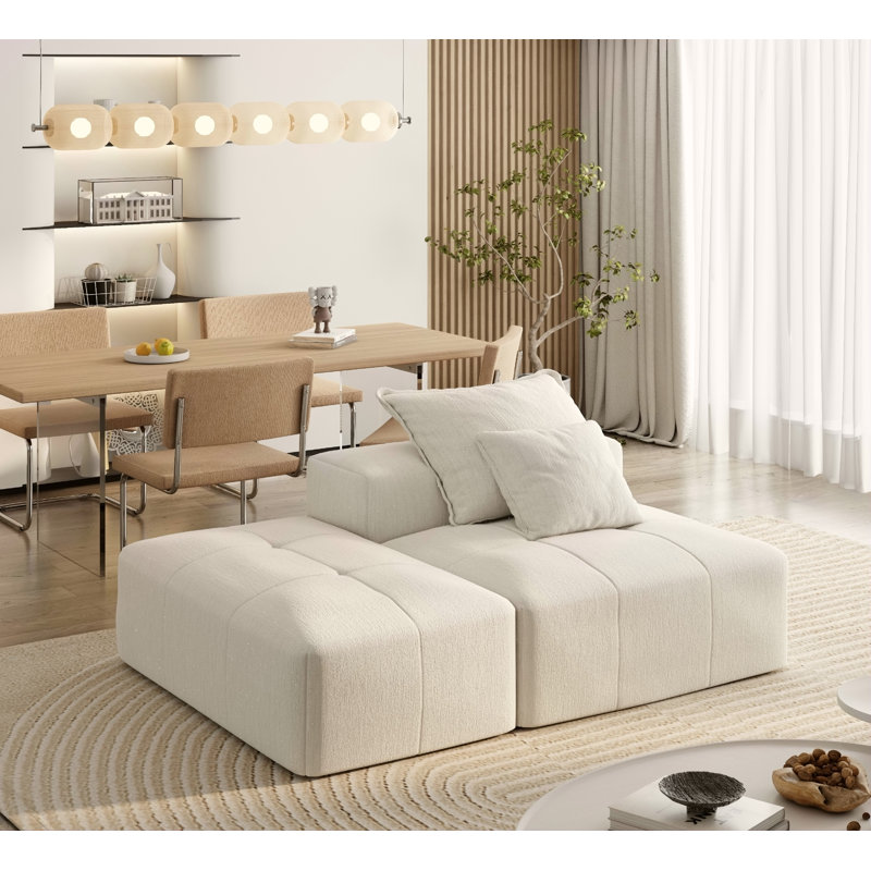 Canapé modulaire surdimensionné Modern, Beige