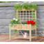 Lit de jardin surélevé en bois, boîte à fleurs surélevée de style Coutryside