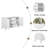 Sideboard With Wave Design - 3 Adjustable Shelves-1704850963