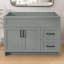 Armoire de salle de bain autoportante sans base 42 po x P 21,5 po x H 33,5 po-118136046