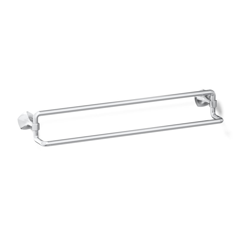 Occasion 24 In. Double Towel Bar, Polished Chrome