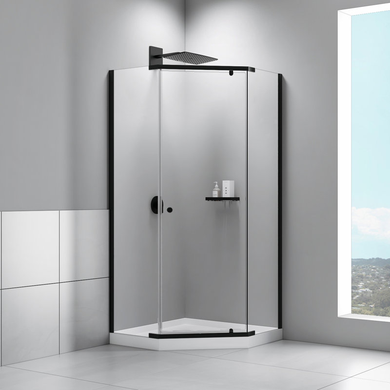 40'' W 75'' H Framed Left Hand/Outswing Shower Enclosure