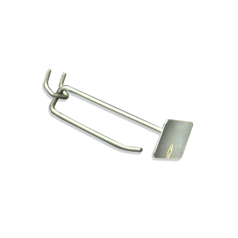 4" Metal Wire Scan Hook: 0.187" Diameter, 50-Pack