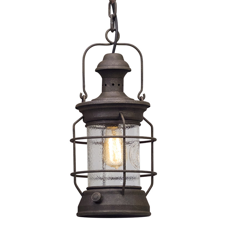 Atkins 1-Light Outdoor Hanging lantern