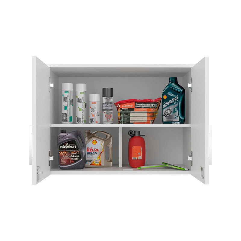 Danbury Storage Cabinet-Wall Cabinet, White