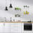 Sorbus Wall Mounted Floating Shelves for Wall Décor - Medium 16.25 Inch, 4 Pack, White-931957339-931957337