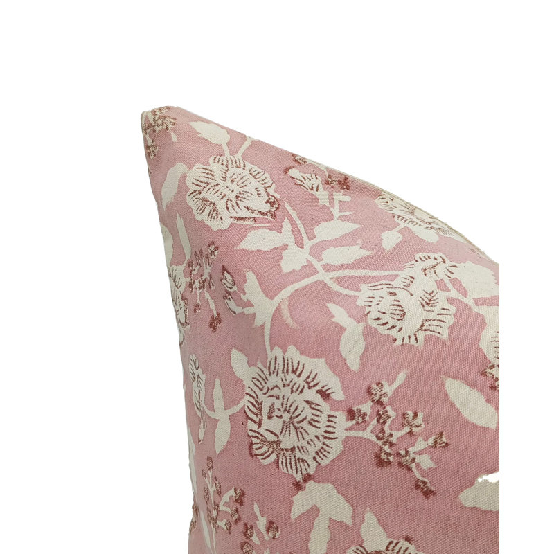 Coussin en tissu naturel pour divan, canapé et lit Fab Fabine Boho - 12 x 20 pouces