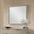 48"Leanna Collection Ribbed‑Wood Frame Decorative Mirror