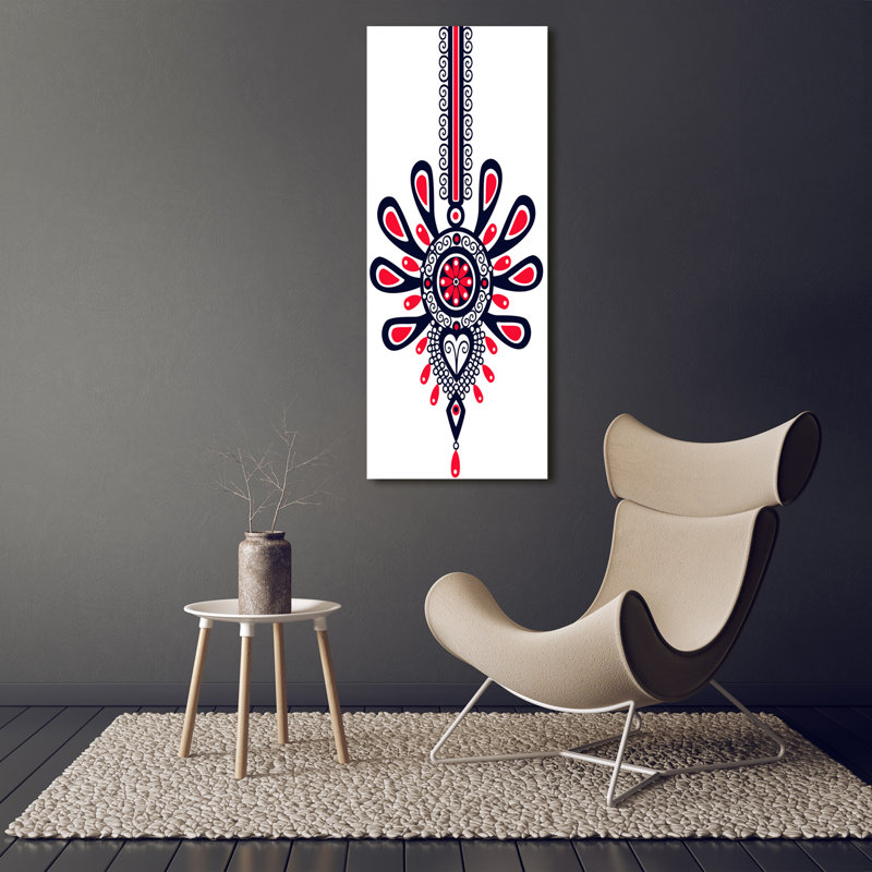 Polish folk pattern 1 Piece Wrapped Canvas Wall Art