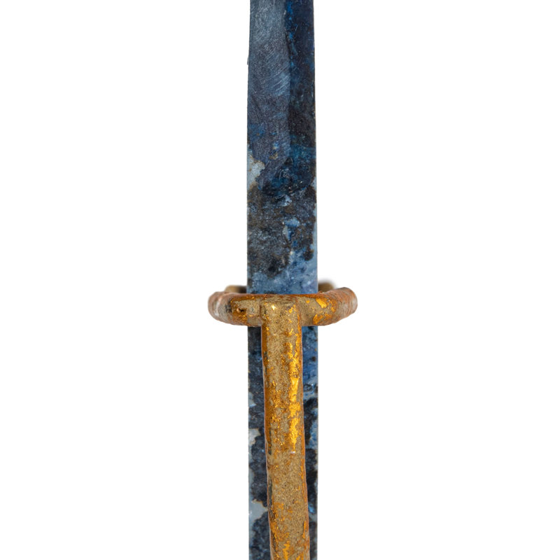 Agate Navasota, Bleu / doré