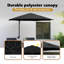 Wall Mount Parasol with Pulley Lift-501870593-501870598