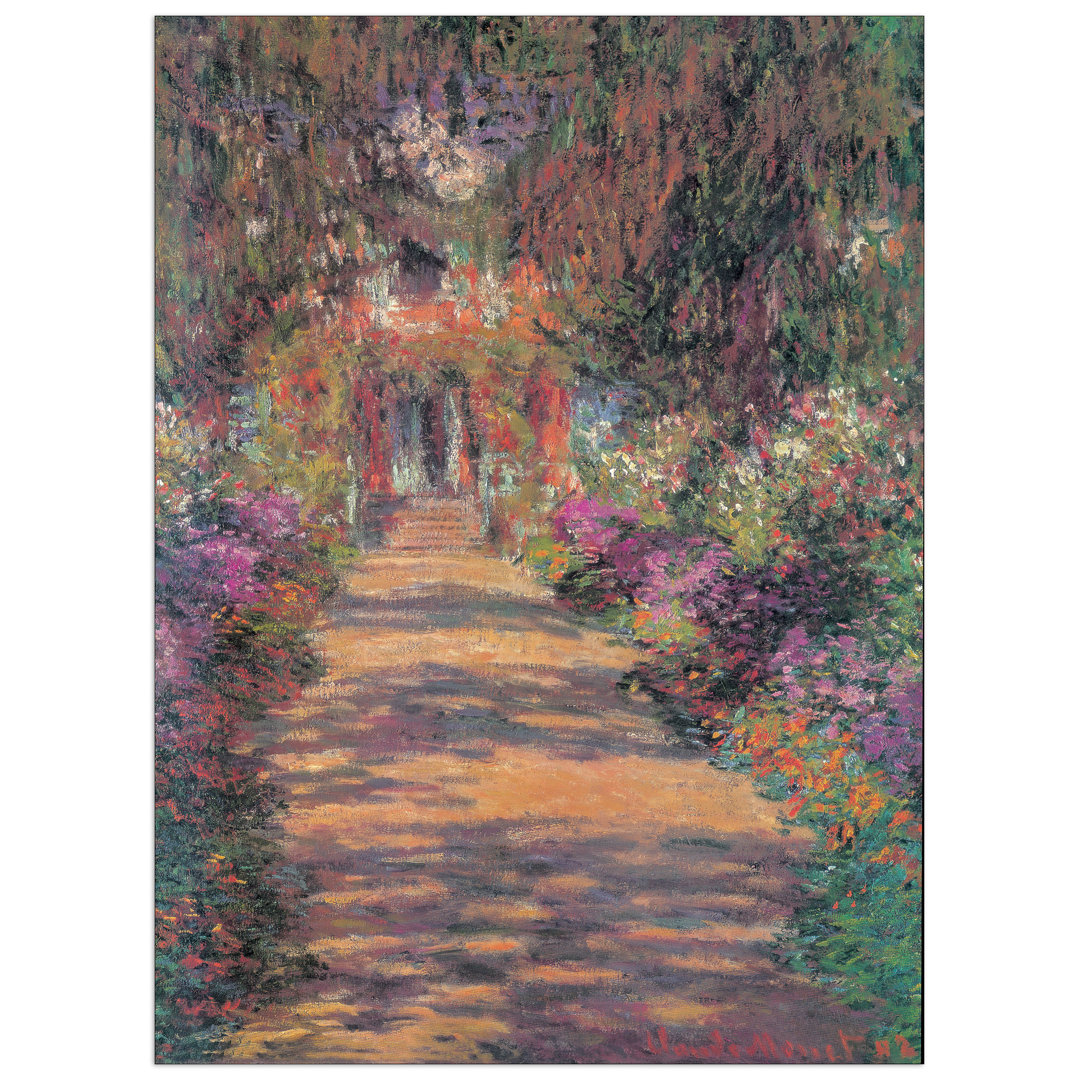 Claude Monet - No Frame Print on Wood