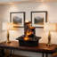 Trois bols avec boule rotative faisant couler une fontaine de table Home Decor