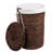 Laundry Hamper Handwoven Round Basket with Handles