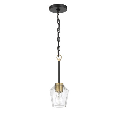 Baillie 1 - Light Matte Black Single Pendant