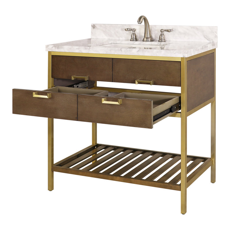 36 " Single Bathroom Vanity Base