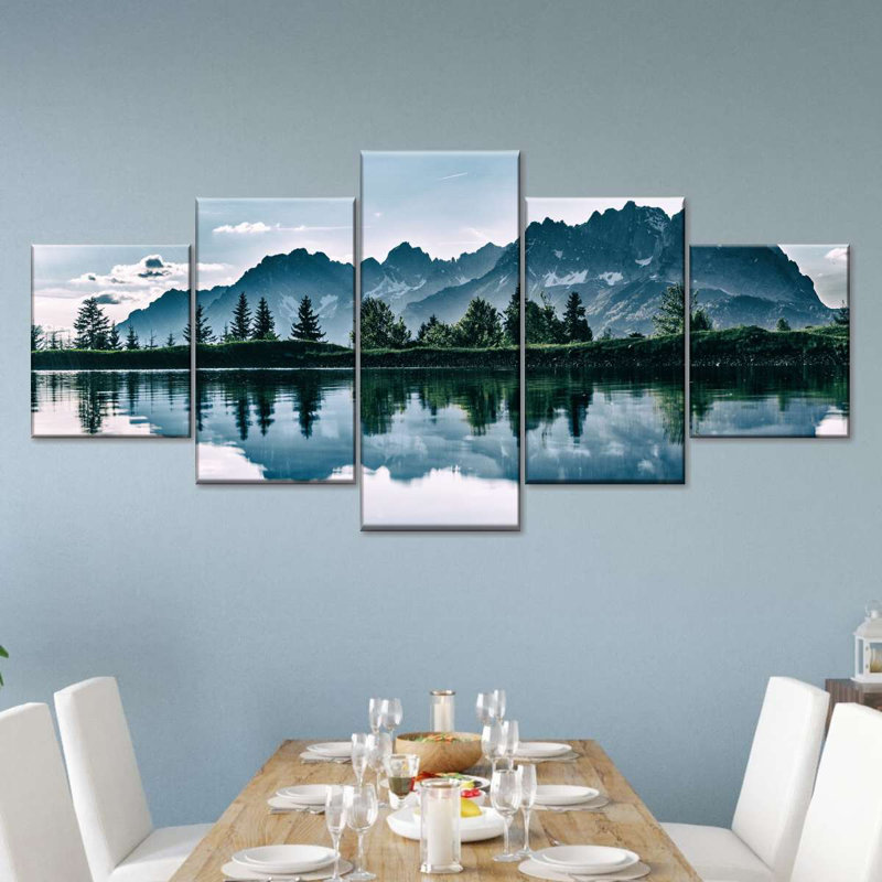 Ensemble de 5 pièces Daylight Mountain, H 42 po x l 92 po x P 1,25 po