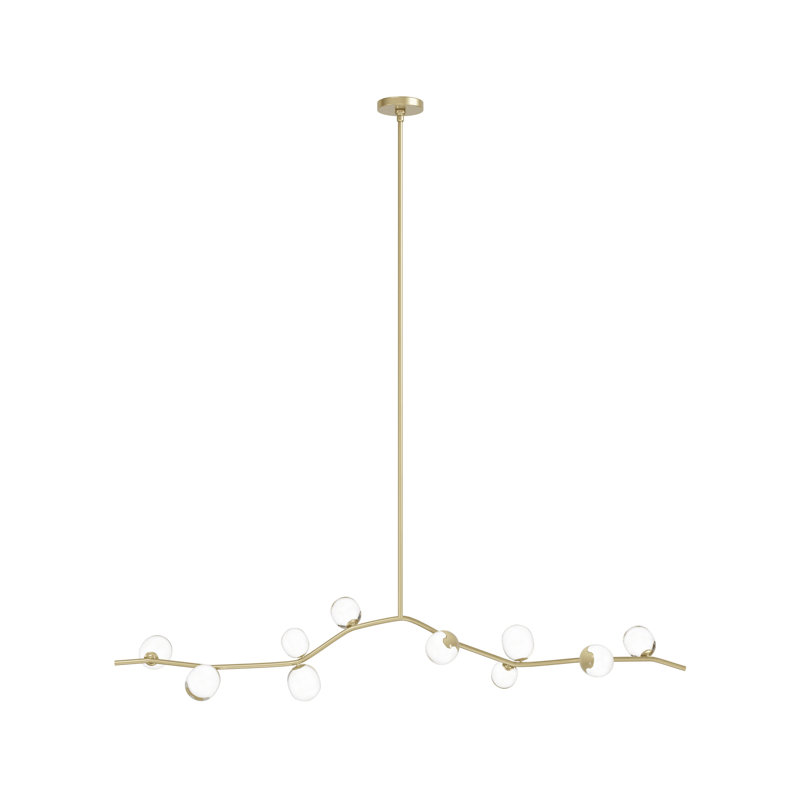 Mull 10 - Light Chandelier, Clear