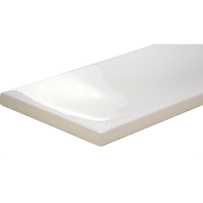 Craft II Bone 3 in. x 12 in. Matte Ceramic Wall Tile (5.6 sq. ft./Case), White