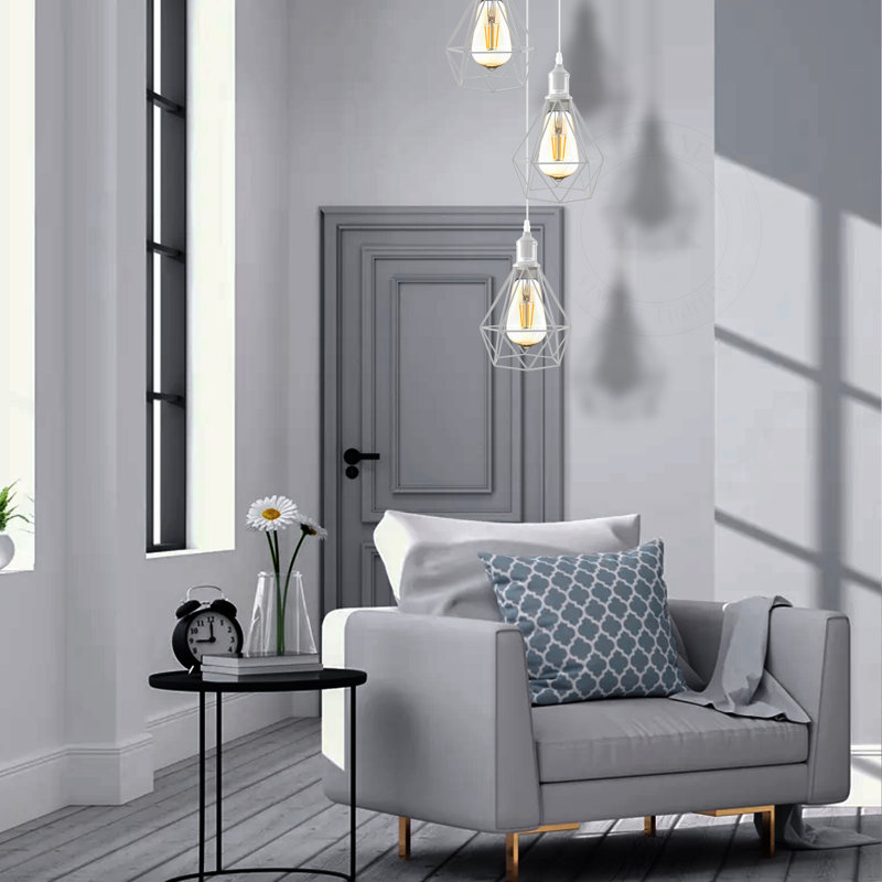 Alfie-Lee 3 - Light Pendant, Yes, White