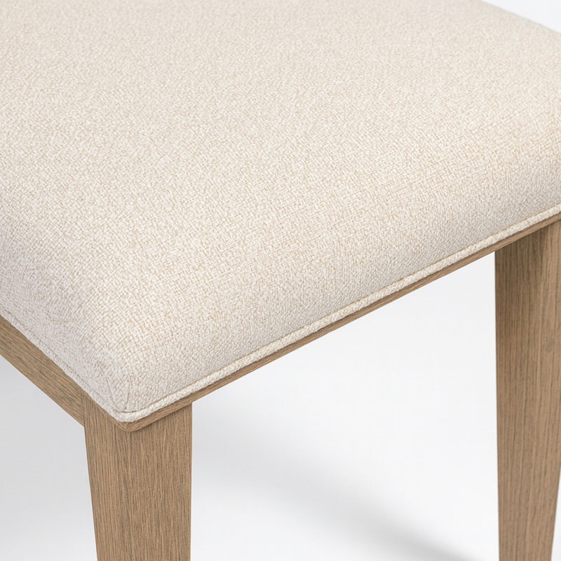 Chaise en bois à dossier arqué (ensemble de 2)