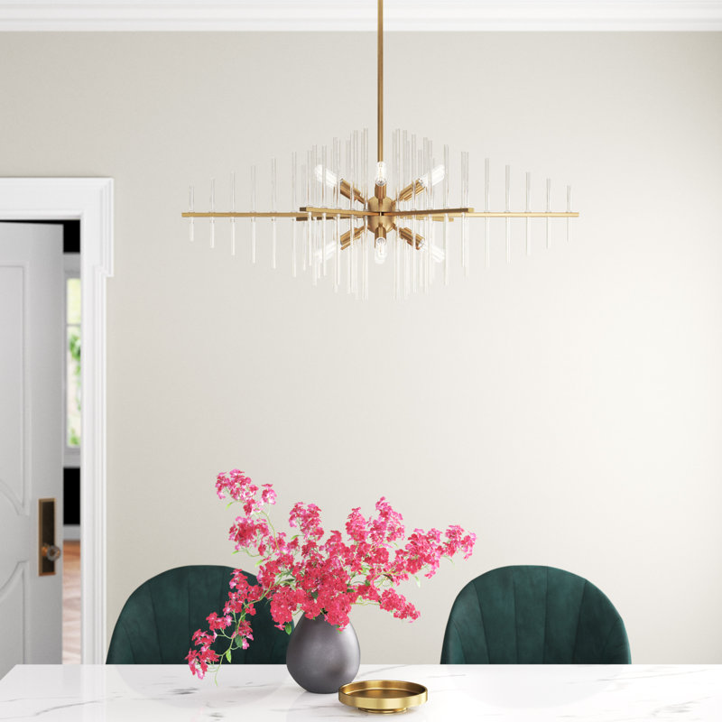 Lustre en forme de sphère Spoutnik à 12 lumières