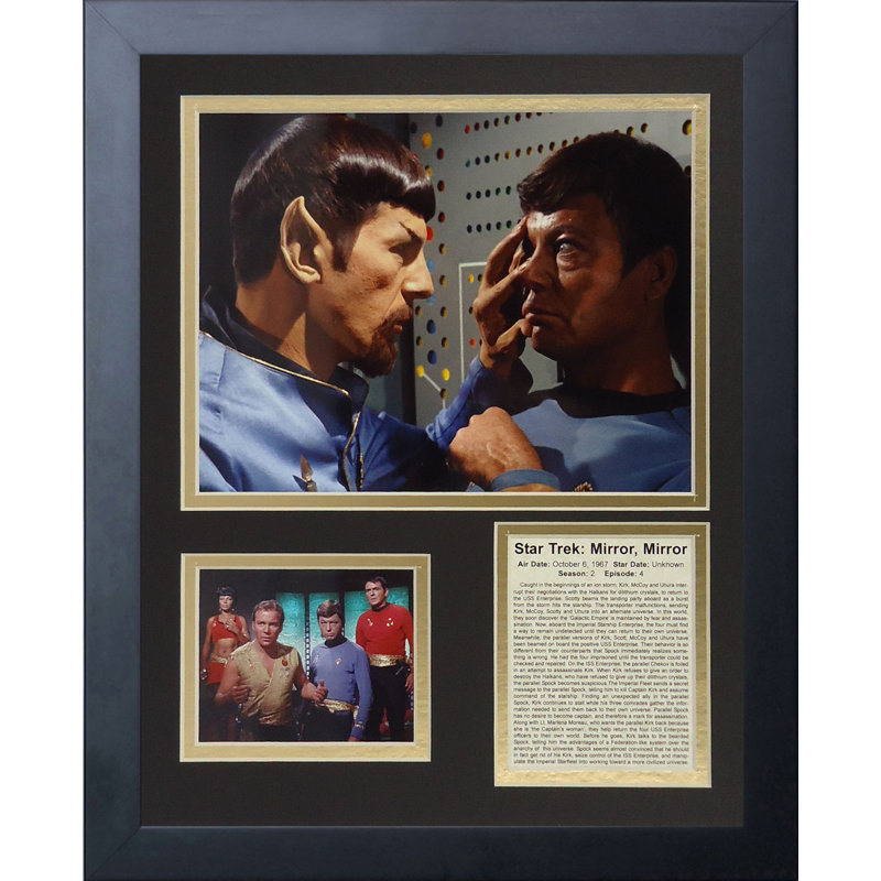 Étoile trek, reproduction de photo encadrée