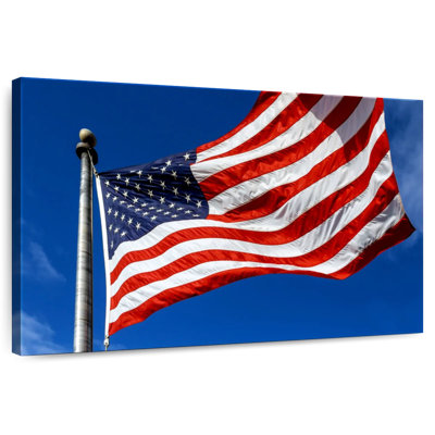 Borges Windblown American Flag