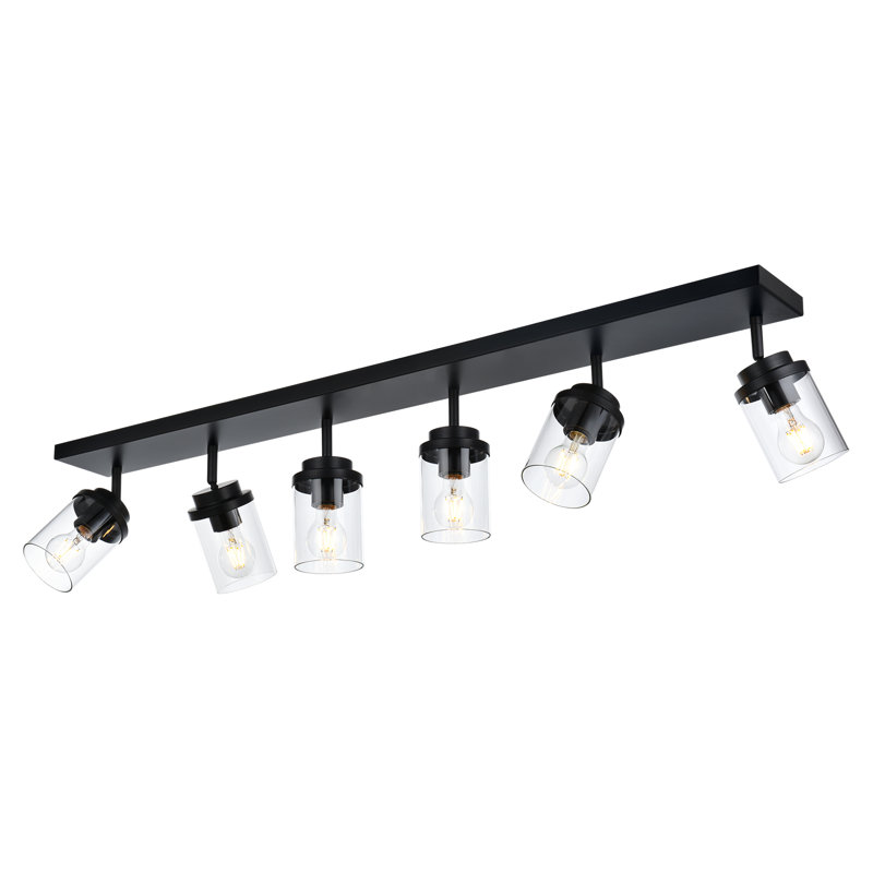 Le luminaire sur rail présente un design minimaliste et épuré avec une finition métallique lisse, se fondant parfaitement dans les intérieurs contemporains, tandis que sa taille compacte assure une solution d'éclairage à la fois discrète et élég