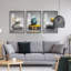 "Luxurious Aluminium", ensemble de 3 impressions encadrées sur toile-1508832250-1508832245