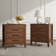 Giordana 28"W Transitional 3-Drawer Nightstand with  Hidden Pull-out Drawer and Built-In Power Outlet(Set of 2)