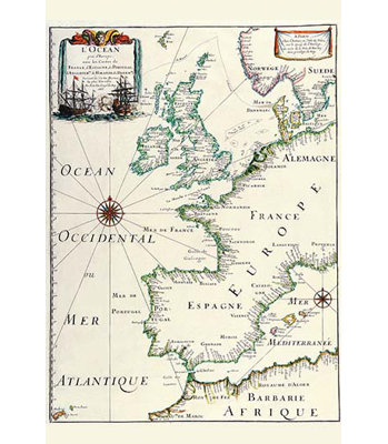 " Europe " by Matthias Merian