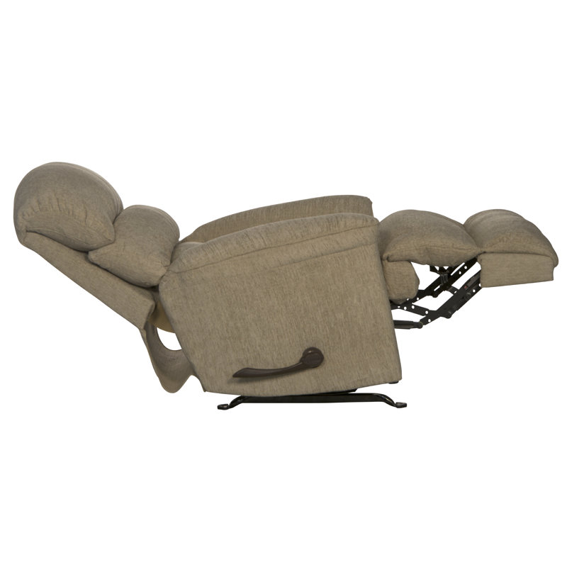 Baeten Upholstered Recliner, Beige Chenille, Manual