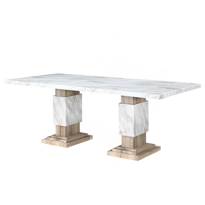 STACEY BEIGE DINING TABLE