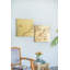 S / 2 23,8 x 1,6 x 23,8 po, décoration murale pour le salon, la salle à manger, le bureau, la chambre à coucher, 1 s / Ctn