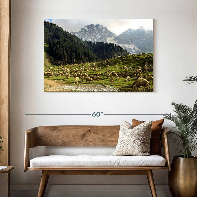 Kashmir Valley Sheep, 30" H x 45" W