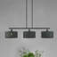 Lustre linéaire extra large noir 3 lumières Weavington-121436223-121436221