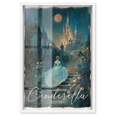 Classic Cinderella Shadowbox Print Classic Book Art by Art Remedy