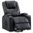 Neruda Upholstered Power Lift Massage Recliner Black-1858098516