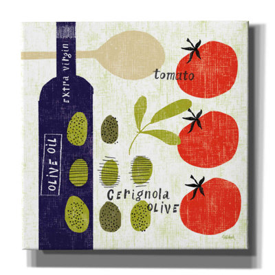 Red Barrel Studio «Italiano Olives» par Sue Schlabach, estampe numérique sur toile
